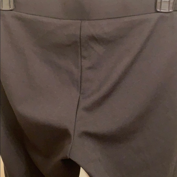 Black lace front. Terry knit back leggings. - Picture 6 of 8